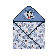 BAMBINO - Toalla Capucha Mickey Animal Print Blanco