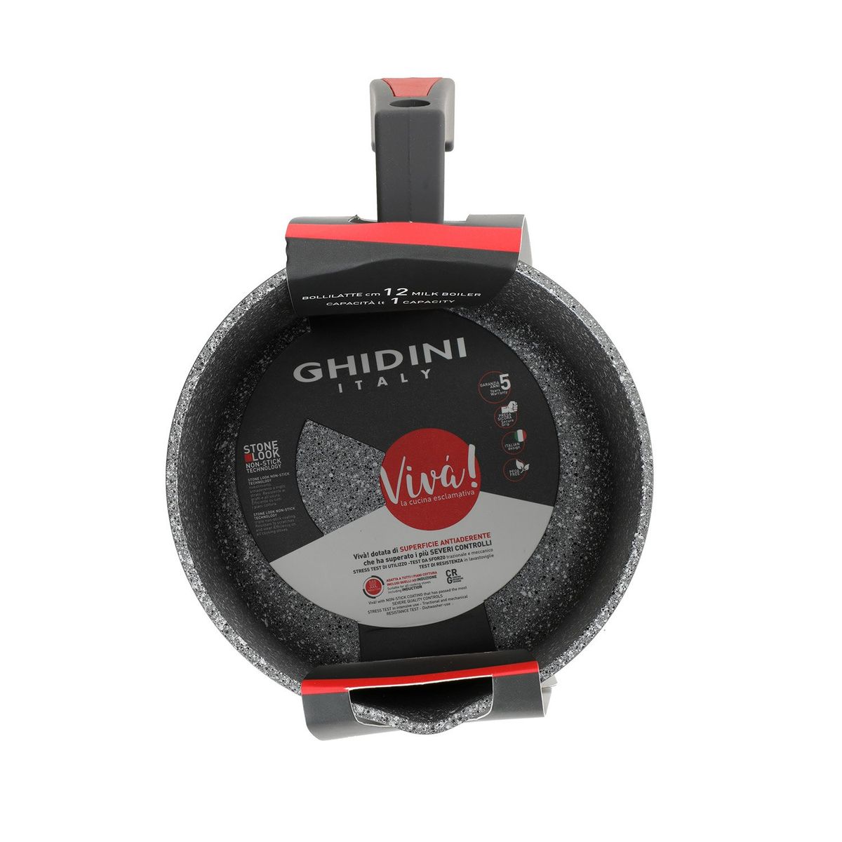 GHIDINI - Cacerola Leche 12cm 1 Lt Viva