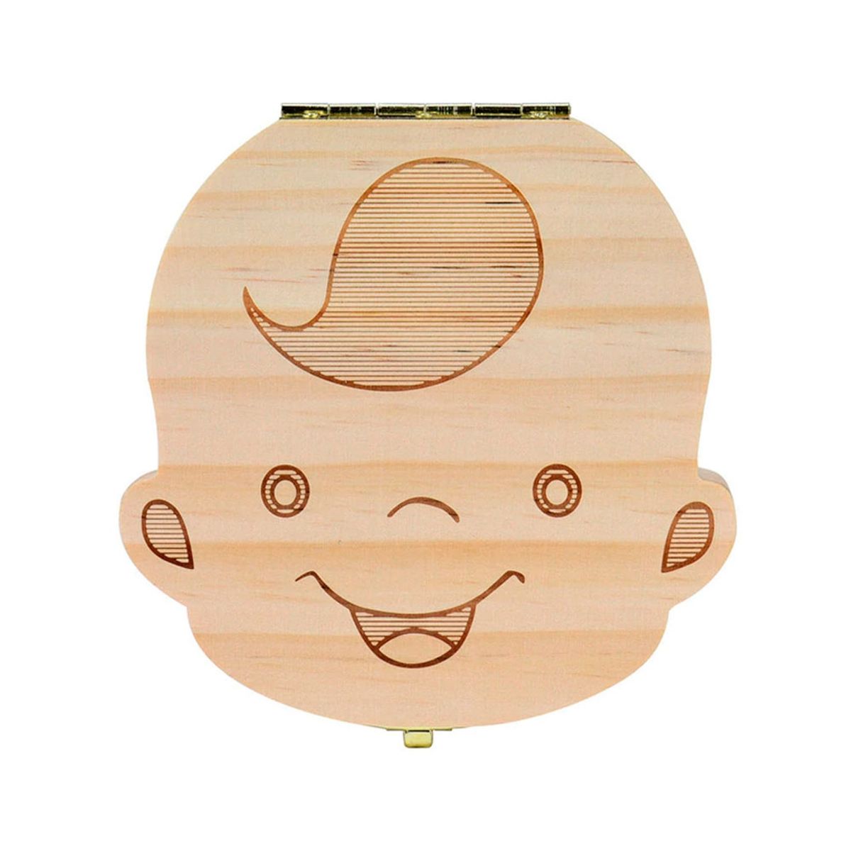 GENERICO - Caja Cajita De Madera Para Dientes De Leche Niño Niña