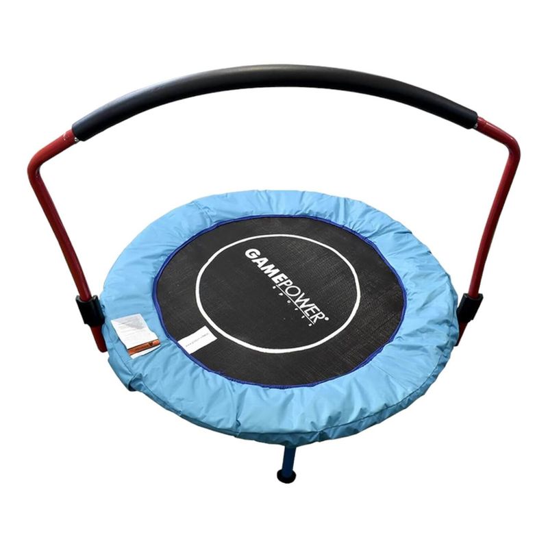GAME POWER - Trampolin Cama Elastica 92X21Cms Soporte Plegable Gamepower