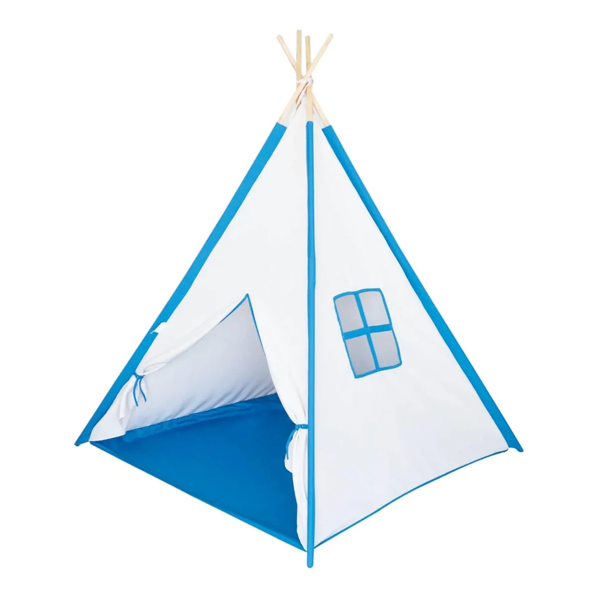 GAME POWER - Tienda Carpa Niños Teepe Tipo Azul 120X120X150Cm Gamepower