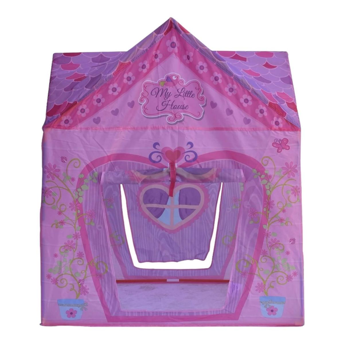 GAME POWER - Tienda Carpa Rosa Para Niños Plegable 95X72X102Cm Gamepower