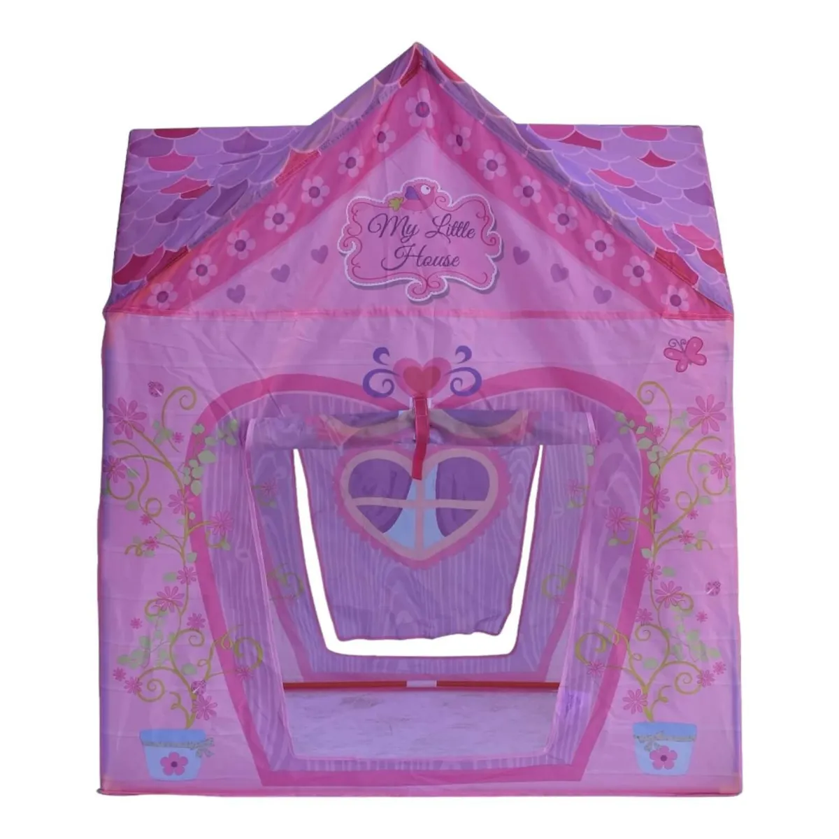 GAME POWER - Tienda Carpa Rosa Para Niños Plegable 95X72X102Cm Gamepower