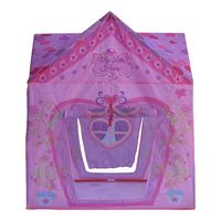 Tienda Carpa Rosa Para Niños Plegable 95X72X102Cm Gamepower