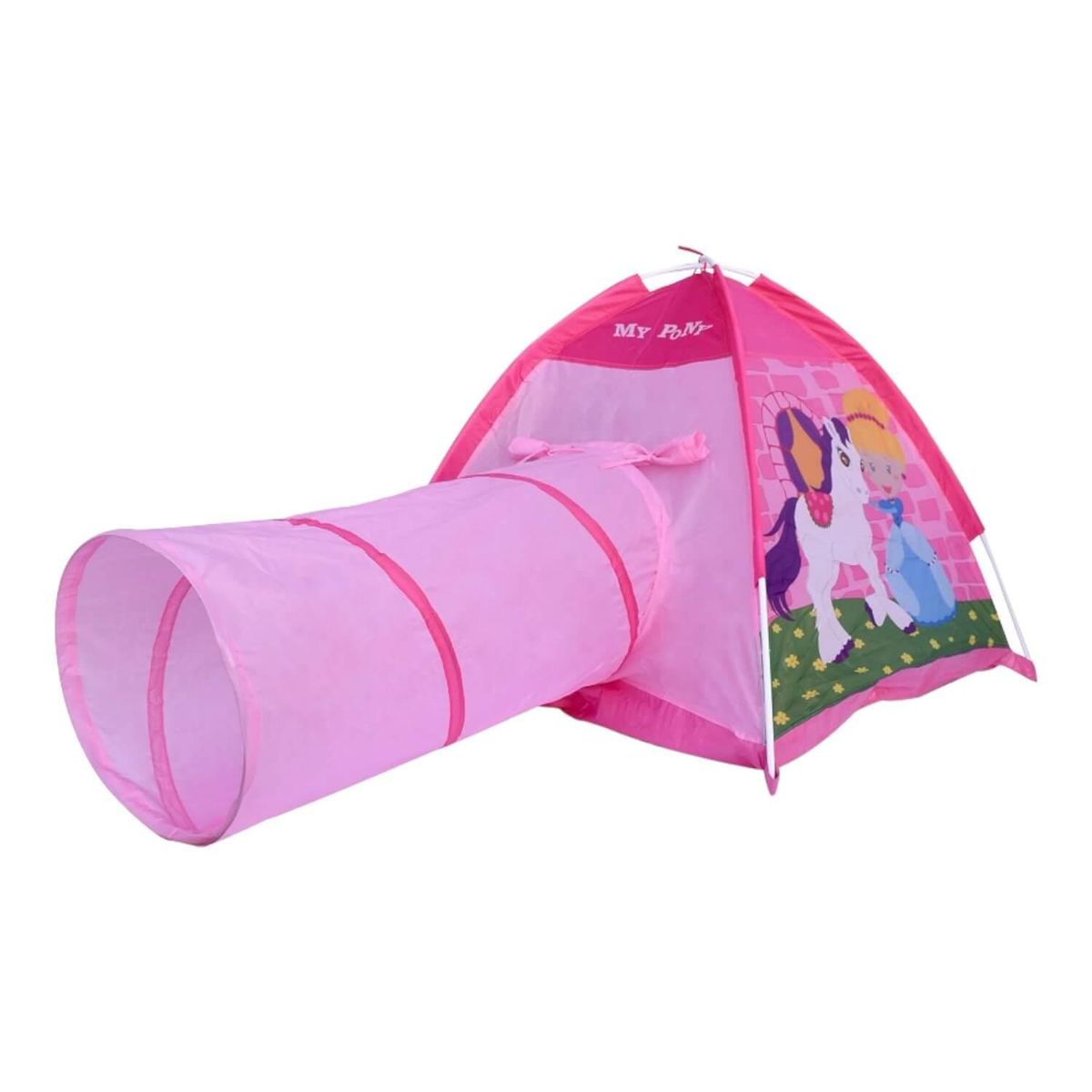 GAME POWER - Tienda Carpa Tunel Rosada Niña 170X112X94Cm Gamepower