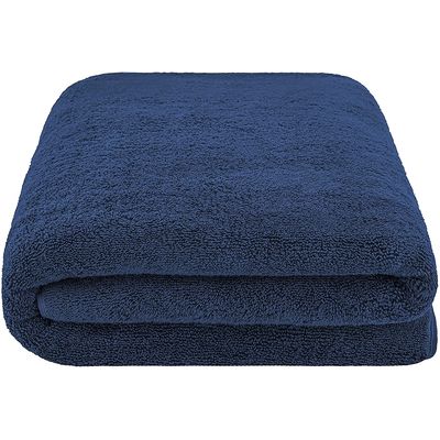 Imagen 2 del producto Toallon Premium de Baño Navy Blue 101x202 cm 650 gsm