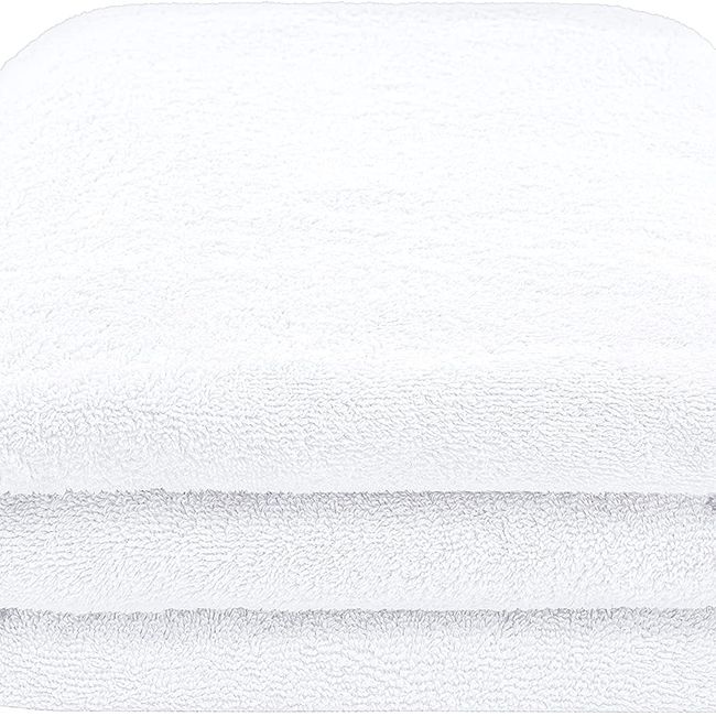 AMERICAN SOFT LINEN - Toallon Premium de Baño Blanco 101x202 cm 650 gsm