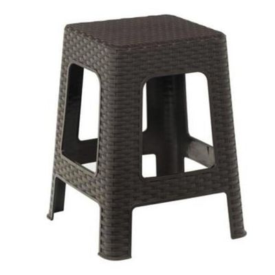 Imagen 2 del producto Piso Banco Ratan Plástico Pack 4