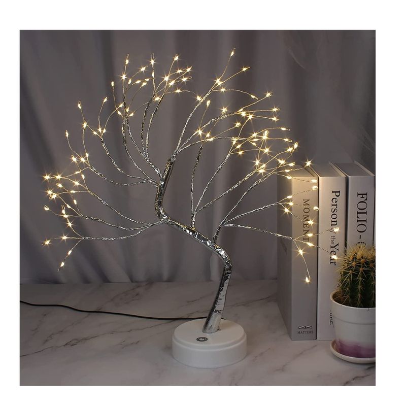 GENERICO - Lámpara Bonsai LED Luz CÁLIDA Decoración Hogar