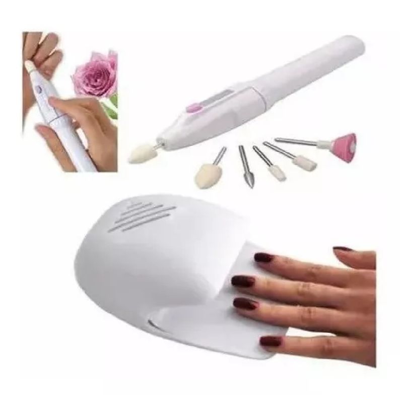 UNIVERSAL - SET UÑAS MANICURE DECORATOR  MAQUINA DE SECADO