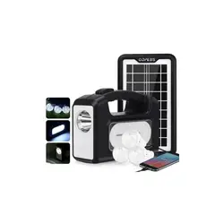 GENERICO - Kit Solar De Camping Luz Emergencia Usb 3 Ampolletas