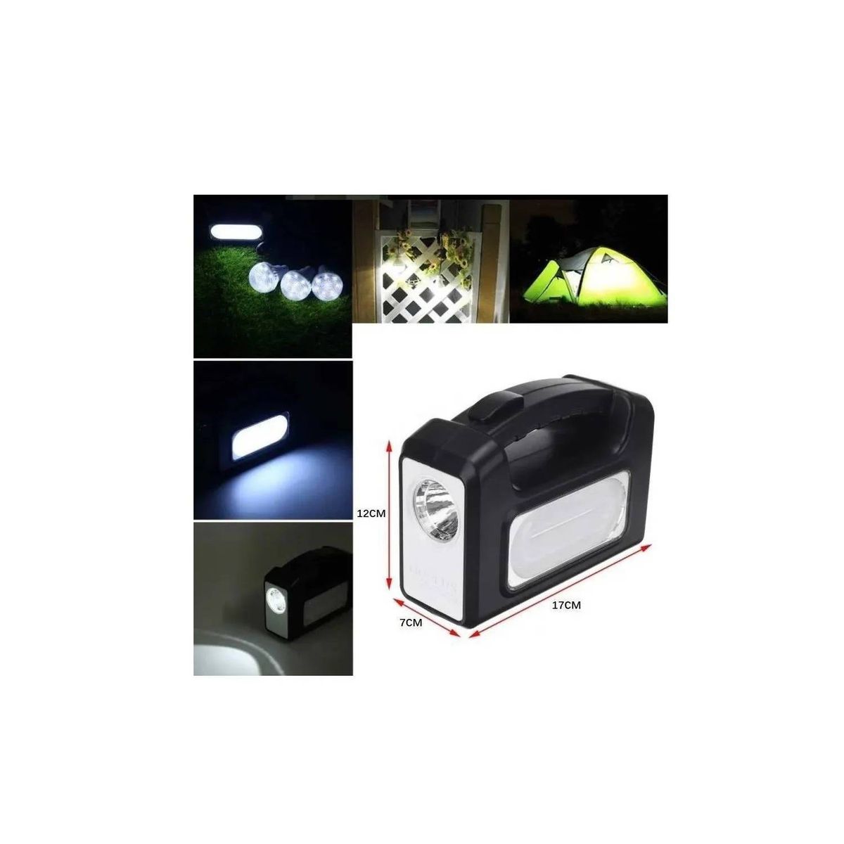 GENERICO - Kit Solar De Camping Luz Emergencia Usb 3 Ampolletas