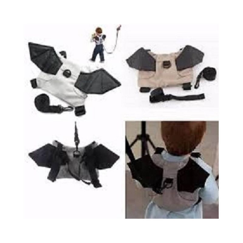 GENERICO - Mochila Arnes Seguridad Bebes Niños Diseño Murciélago