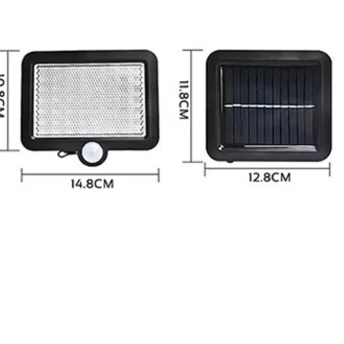 GENERICO - Lámpara Led Solar Con Sensor De Movimiento  Panel Solar