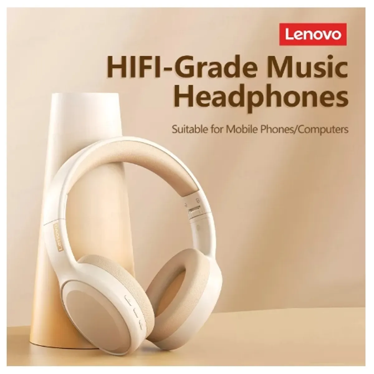 LENOVO - Audífonos Inalámbricos Lenovo TH30 Rosa Gamer Bluetooth