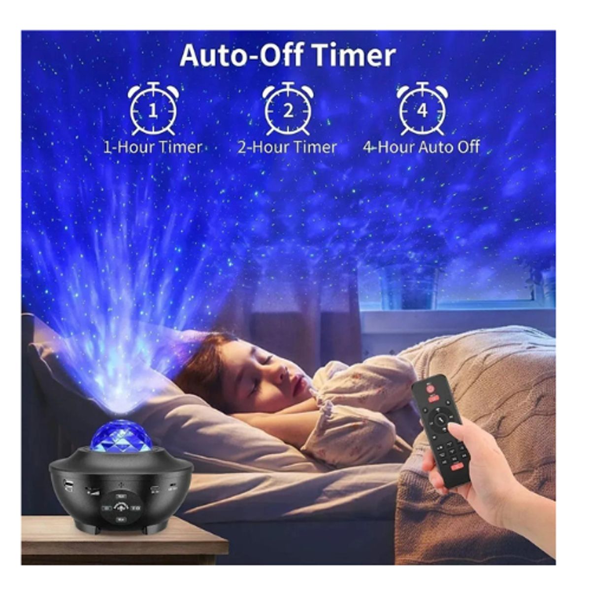 GENERICO - Proyector De Galaxia Estrellas Led Y Sonido Bluetooth