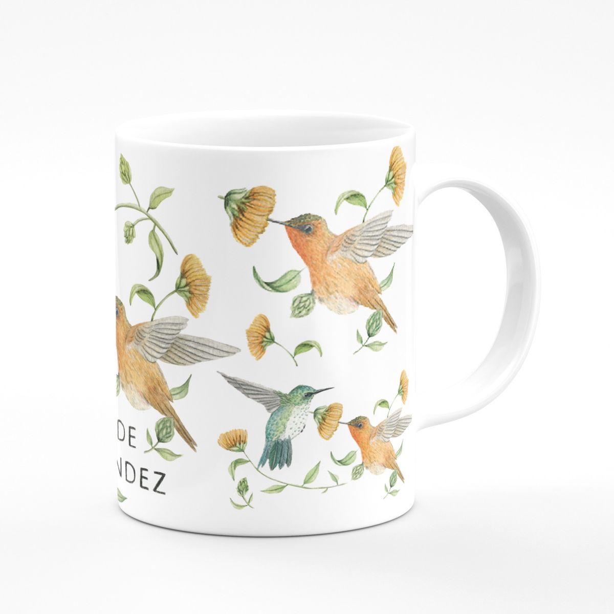 MARTIN BORDADOR - Tazón Picaflor de Juan Fernandez