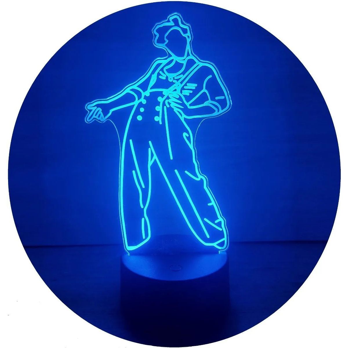 KUANGYE - Lámpara Led Harry Styles 3d Luz Ilusión Decoración