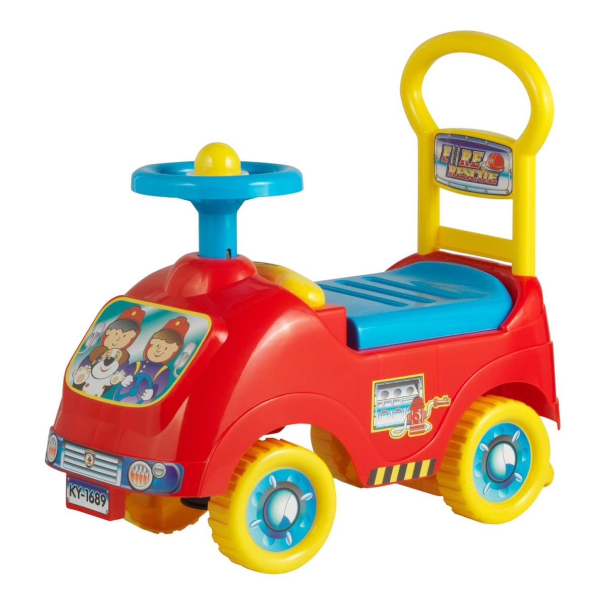GAME POWER - Correpasillos Andador Carro De Bombero 50x22x438 Cms Gamepower