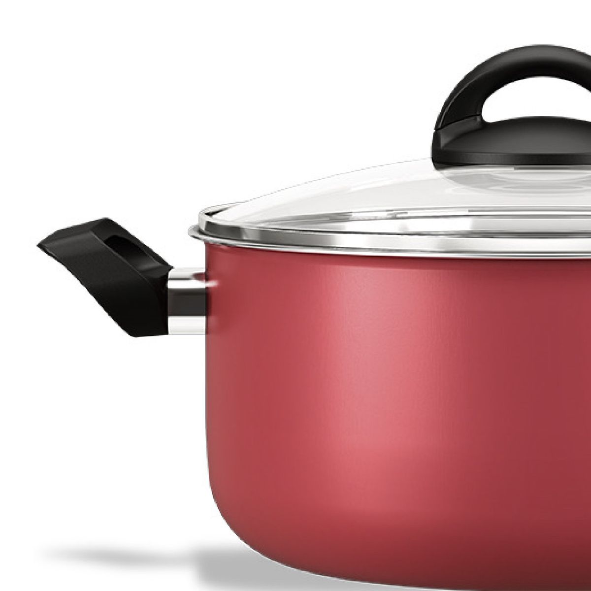 BRINOX - Juego De Ollas 8 Piezas Brinox Maple Rojo