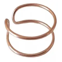 GENERICO - Anillo Acero Quirúrgico Ajustable Doble