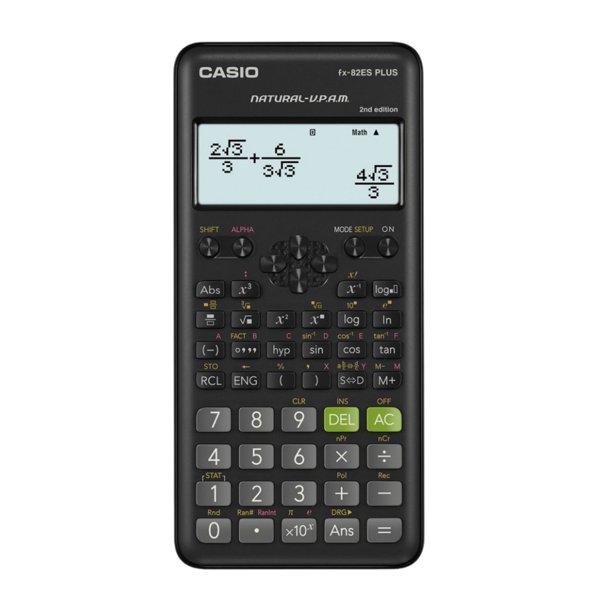 CASIO - Calculadora Científica Casio Fx-82es Plus Negra