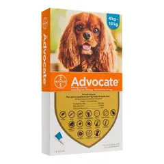 ELANCO - Pipeta Antipulgas Para Perros Advocate de 4 a 10 kg