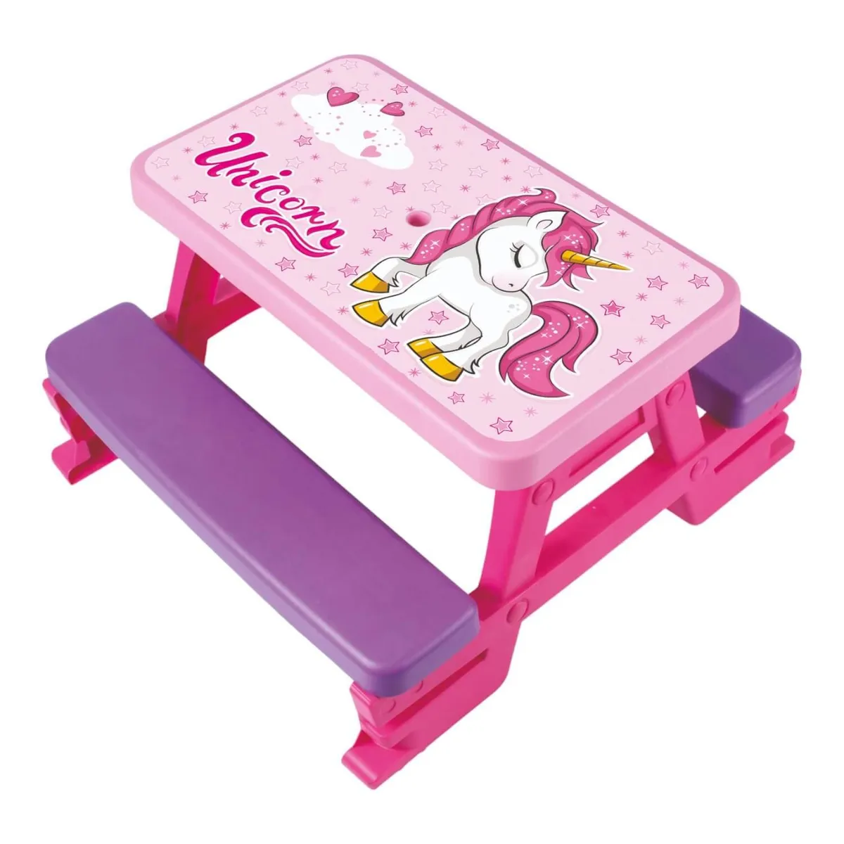 DOLU - Mesa De Picnic Unicornios Para Niños Dolu