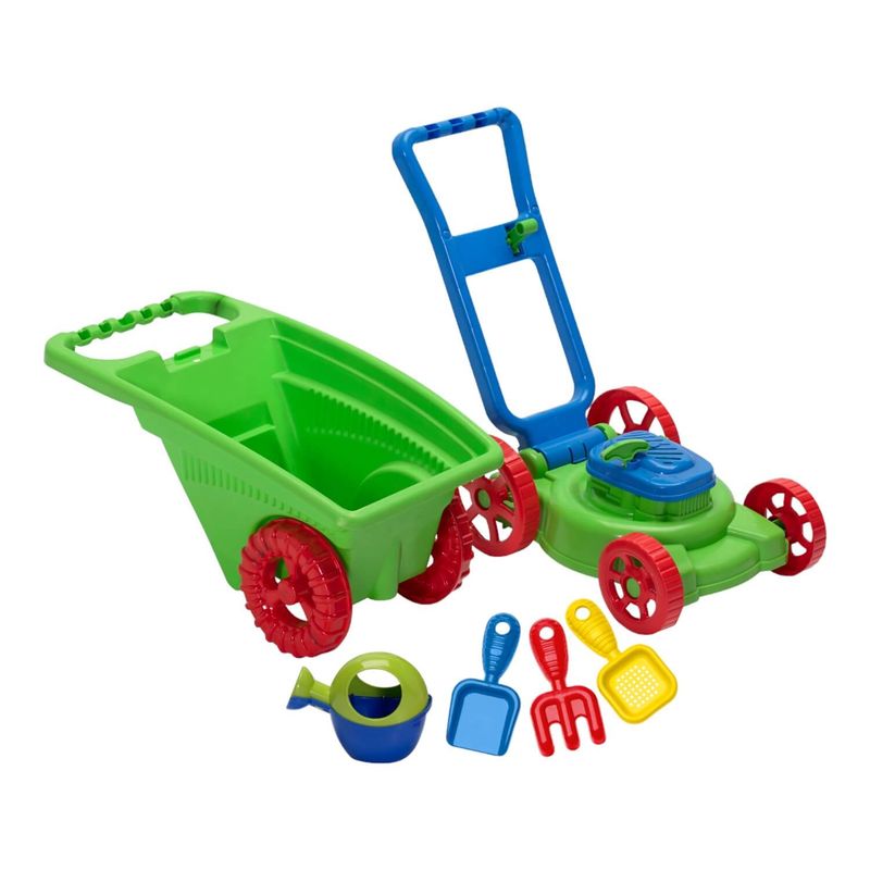 AMERICAN PLASTIC TOYS INC - Maquina De Cortar Pasto Con Accesorios American Plastic
