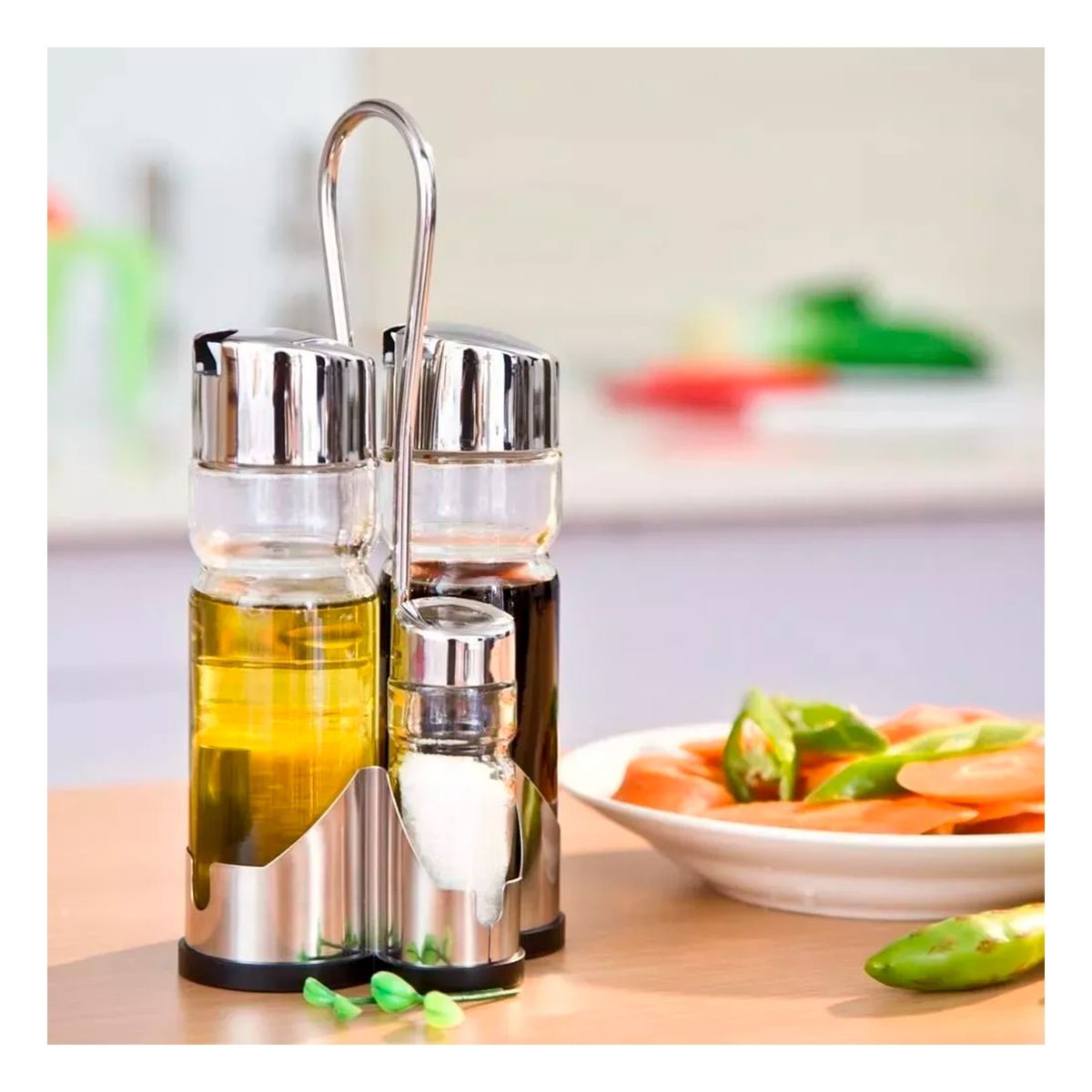 GENERICO - Alcuza de Mesa Aceitero Salero Vinagre Pimienta