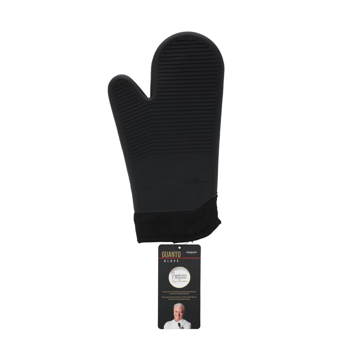 GHIDINI - Guante Cocina Silicona + Algodón Massari