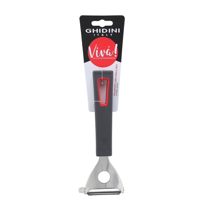 GHIDINI - Pelador Fruta y Verdura  Acero Inox Viva