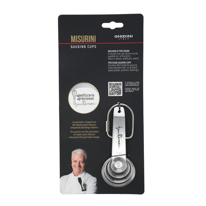 GHIDINI - Cucharas de Medicion acero inox Massari