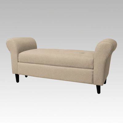 Imagen 2 del producto Banqueta Baúl 6 Botones Valencia - Beige