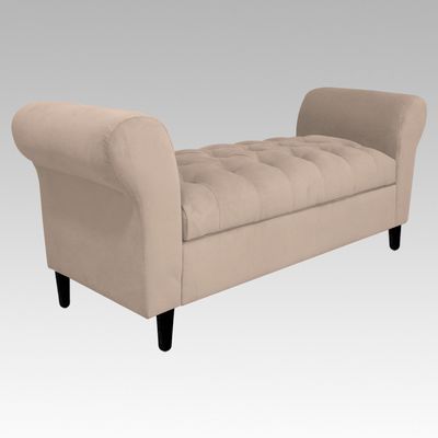 Imagen 2 del producto Banqueta Baúl Capitoné 21 Botones Lucerna - Beige