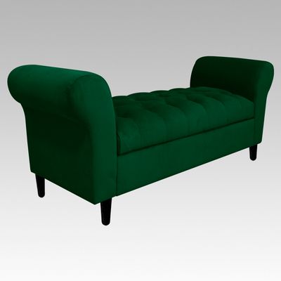 Imagen 2 del producto Banqueta Baúl Capitoné 21 Botones Lucerna - Verde