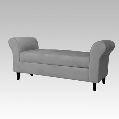 Imagen 2 del producto Banqueta Baúl 6 Botones Bilbao - Gris