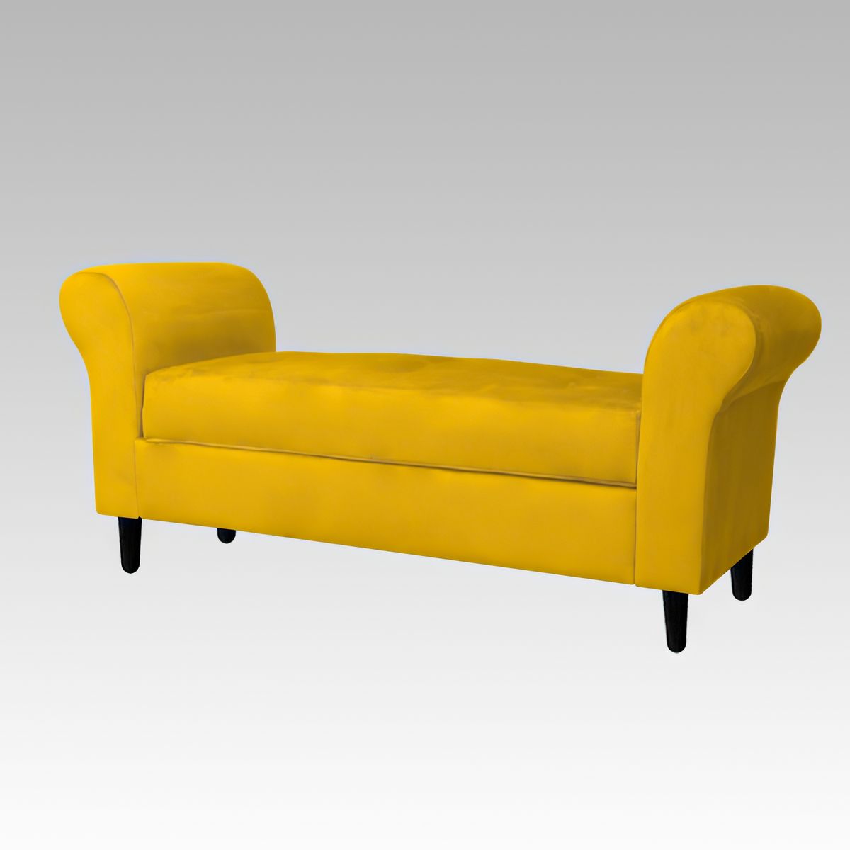 GENERICO - Banqueta Baúl 6 Botones Bilbao - Amarillo