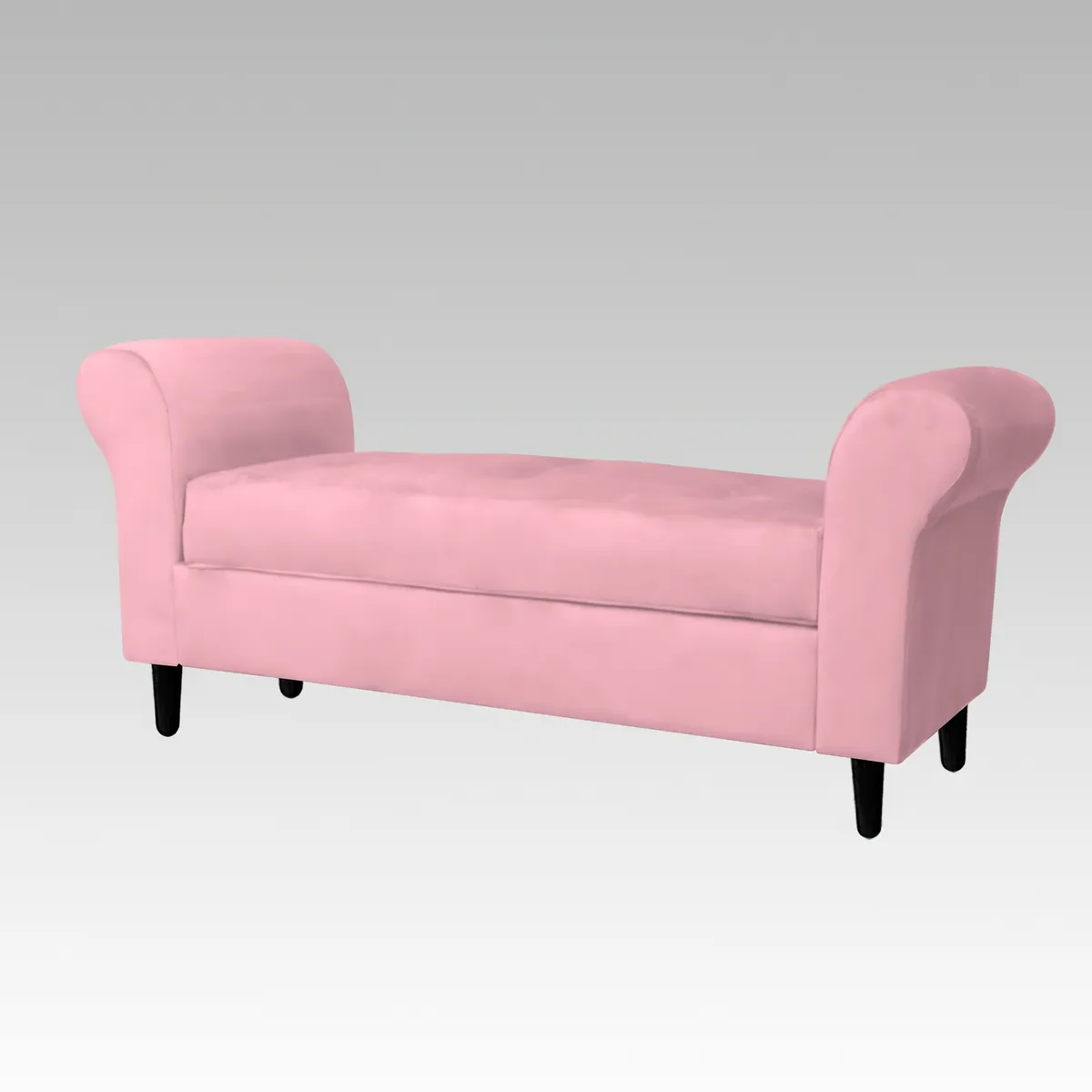 GENERICO - Banqueta Baúl 6 Botones Bilbao - Rosa