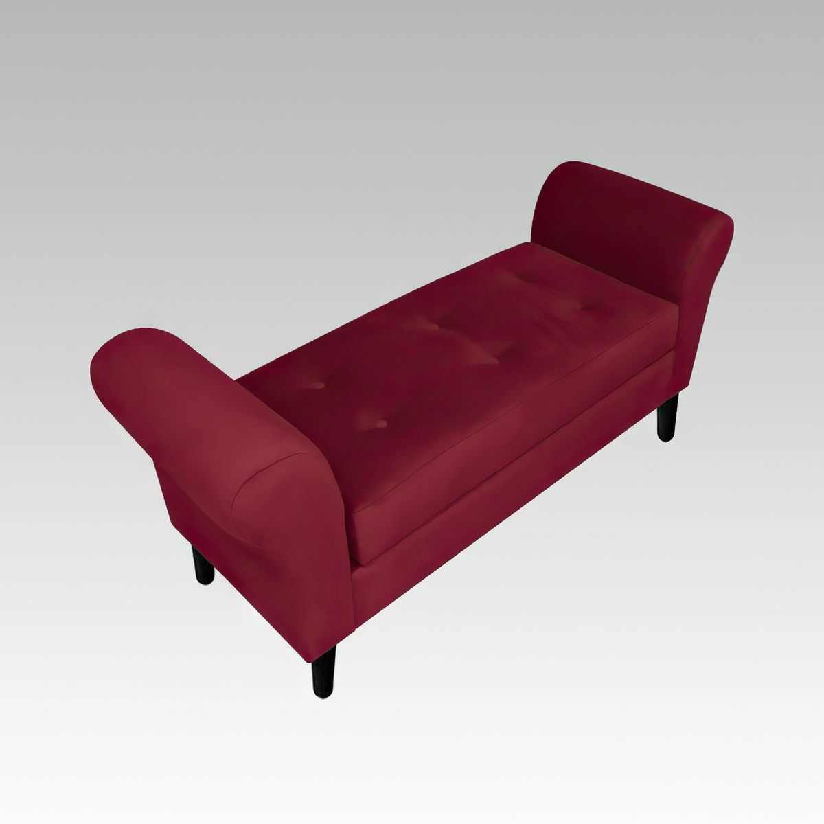 GENERICO - Banqueta Baúl 6 Botones Bilbao - Vino