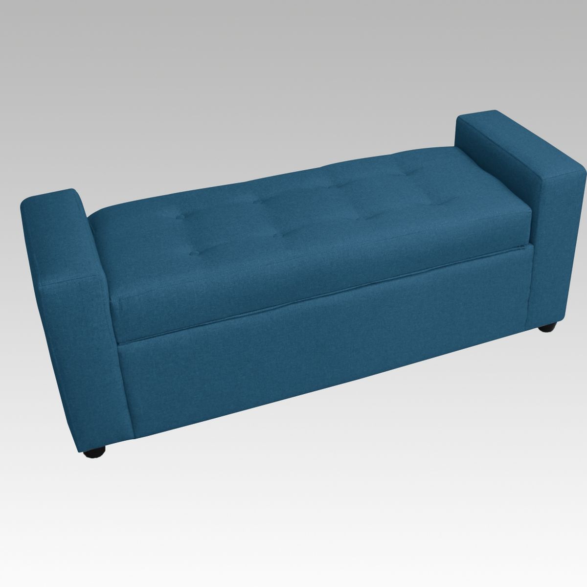 GENERICO - Banqueta Baúl 8 Botones Alcorcón - Azul