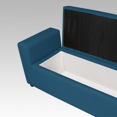 Imagen 2 del producto Banqueta Baúl 8 Botones Alcorcón - Azul