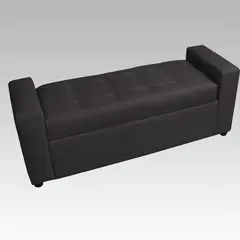 GENERICO - Banqueta Baúl 8 Botones Alcorcón - Gris oscuro