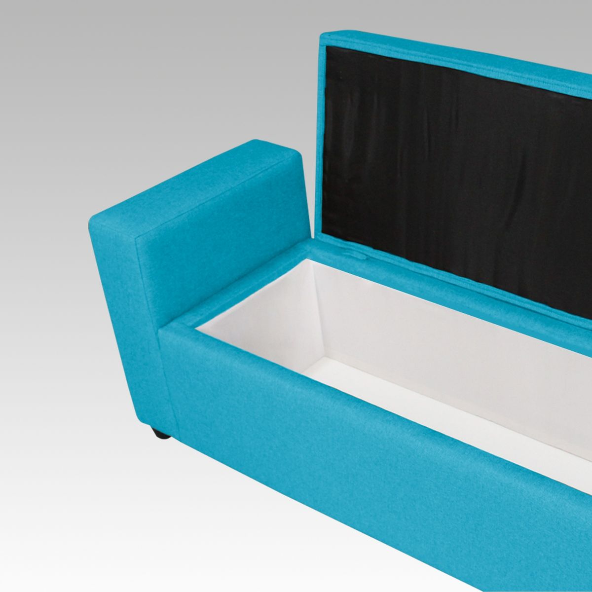 GENERICO - Banqueta Baúl 8 Botones Alcorcón - Turquesa