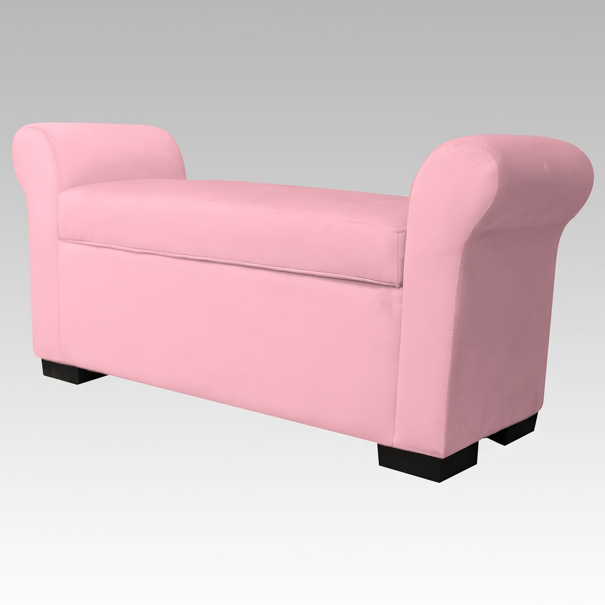 GENERICO - Banqueta Baúl 6 Botones Málaga - Rosa