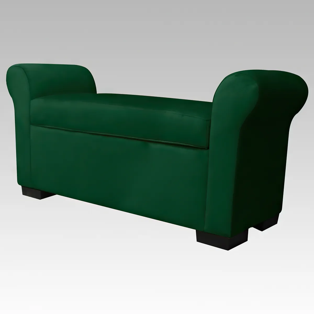 GENERICO - Banqueta Baúl 6 Botones Málaga - Verde