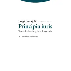 ANTARTICA LIBROS - Principia Iuris. Teoría Del Derecho Y De La Democracia 3 La Sintaxis D