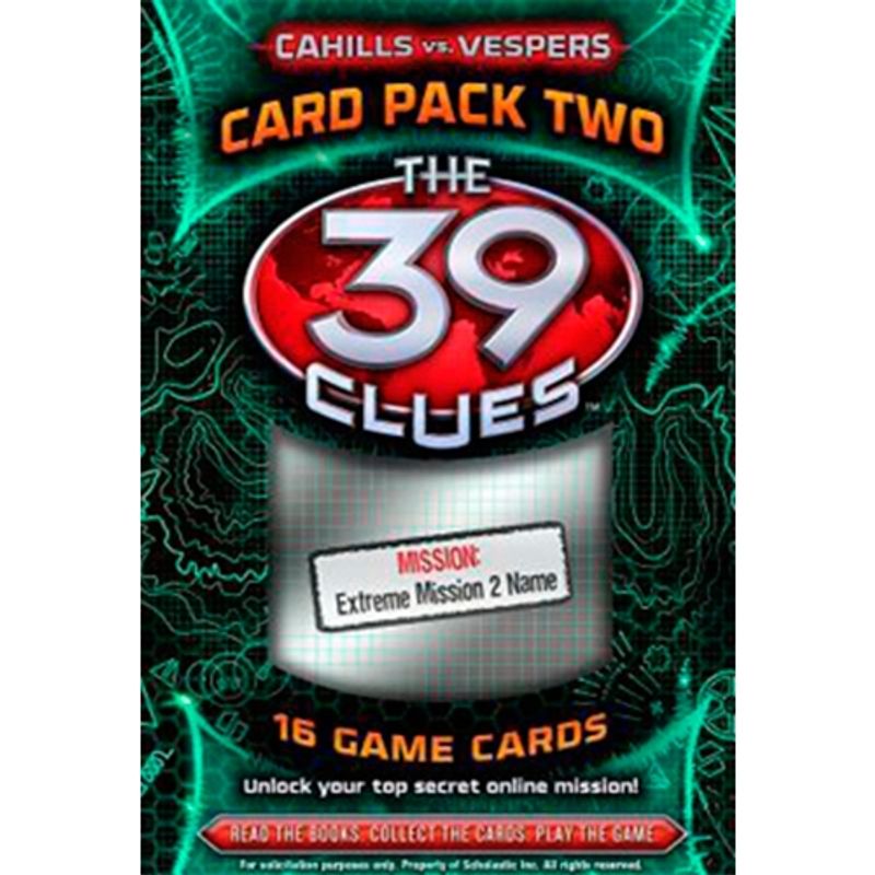 SCHOLASTIC - The 39 Clues: Cahills Vs. Vespers Card Pack 2: The Magellan