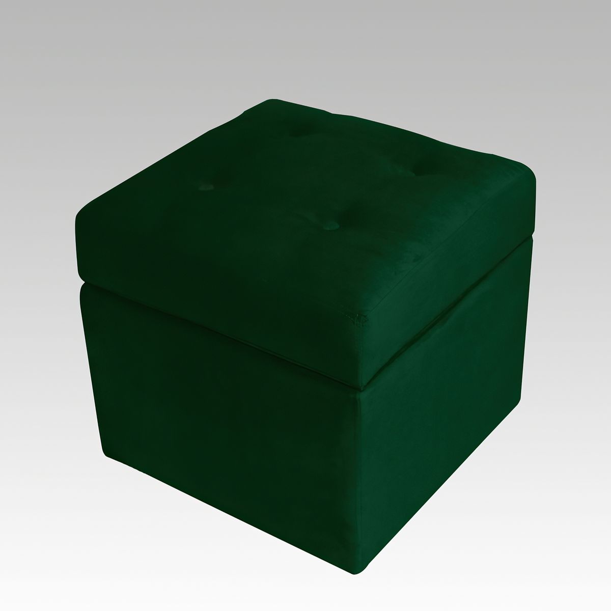 GENERICO - Puf Baúl 4 Botones Córdova - Verde