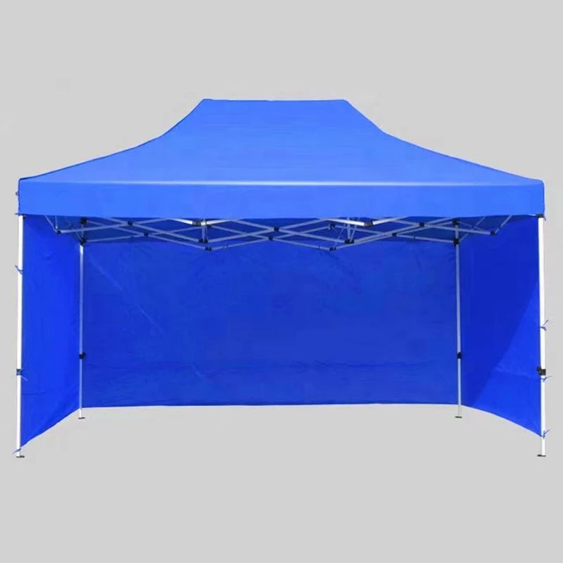 GENERICO - Toldo Plegable Lona Con Paredes  Impermeable 2x3mts  AZUL UV